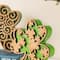 Glitzhome® Set of 2 St. Patrick's Wooden Shamrock Table Decor